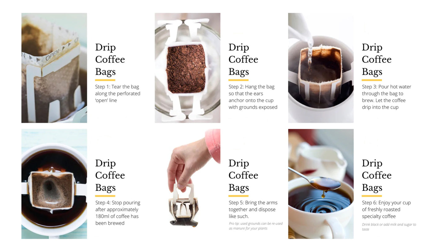 DLK Arabica Dark Roast Drip Bags